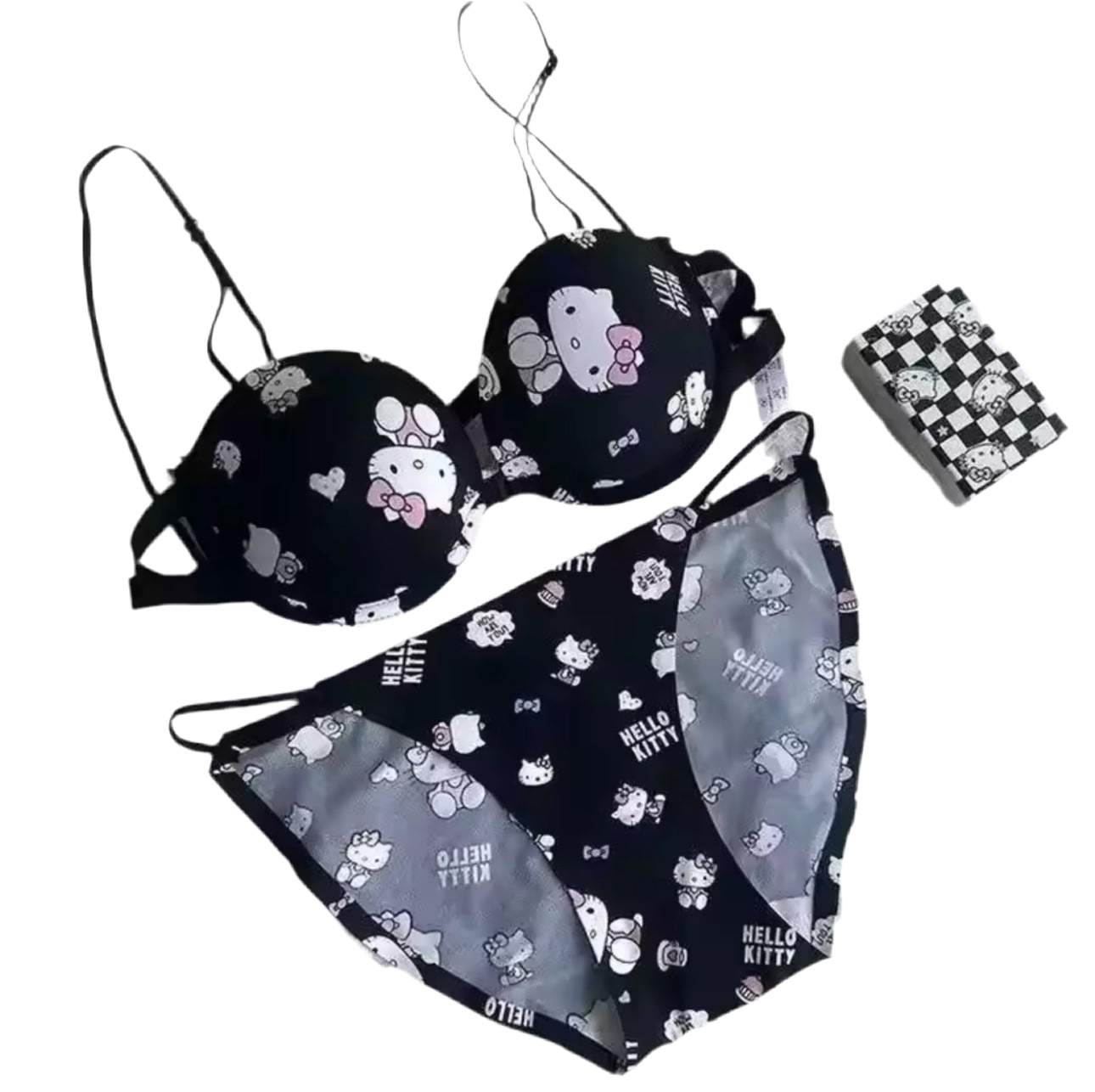 kitty underwear and bra