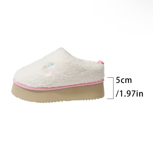 Hello Kitty Platform Slides Pink
