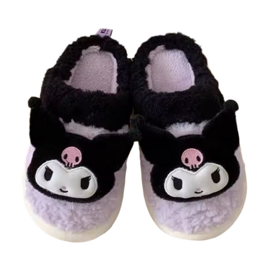 Kuromi Plush Slippers