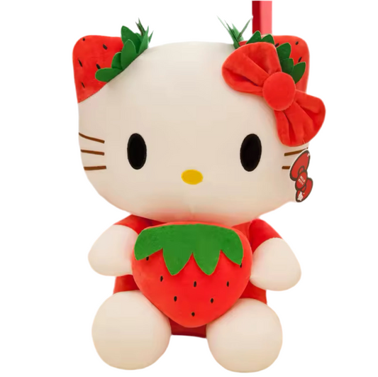 Hello Kitty strawberry Plushie (Red)