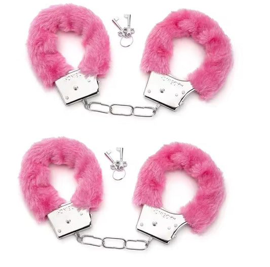 Two Piece HandCuffs  |  Pink Fluff
