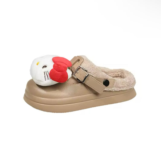 Hello Kitty Face Clogg Red