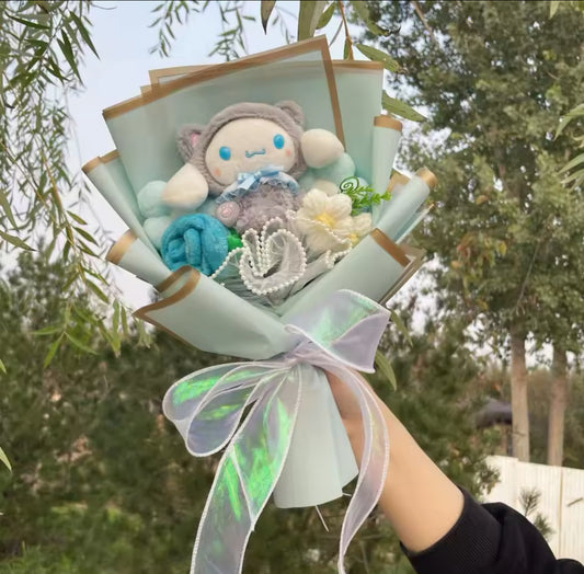 Cinnamoroll Light Blue Flower Bouquet