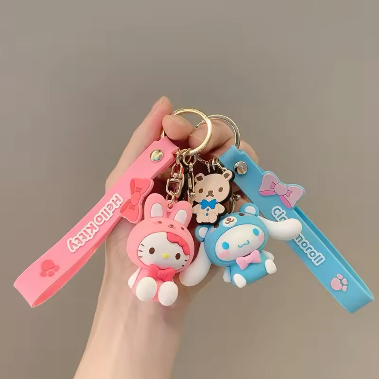cute hello kitty keyring