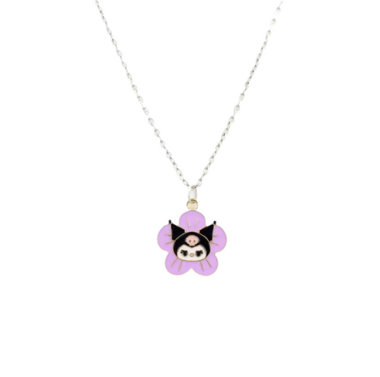 Kuromi Flower Necklace