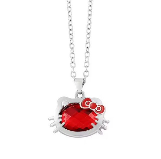 Hello Kitty Ruby Charm Necklace