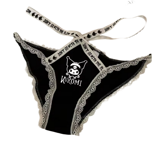 Kuromi Black & White Underwear