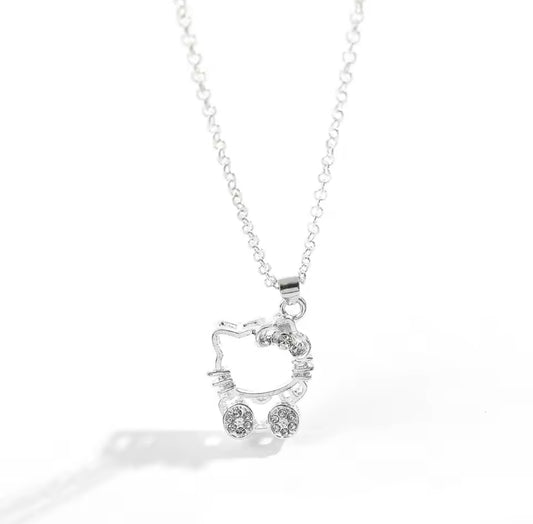 Hello Kitty Silver Charm Chain