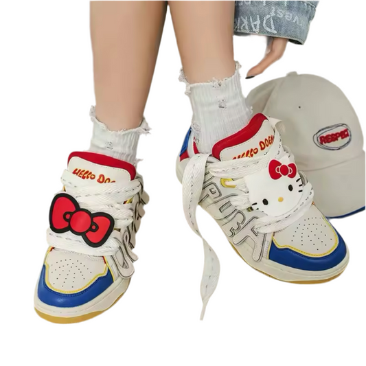 Hello Kitty Shoes Red and Blue