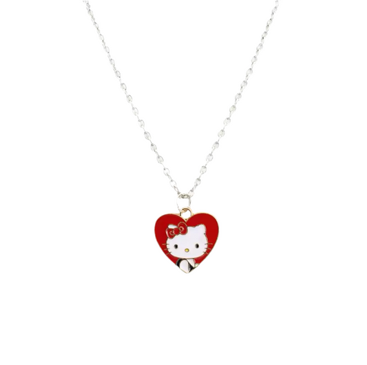 Hello Kitty Love Logo Necklace