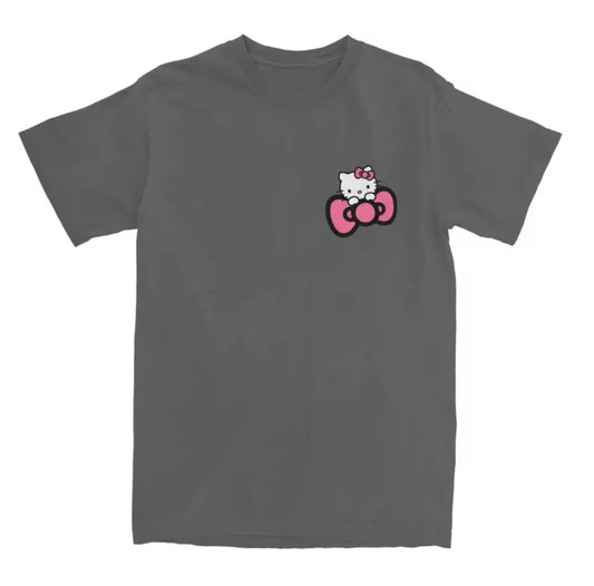 Hello Kitty Bow Tee Grey