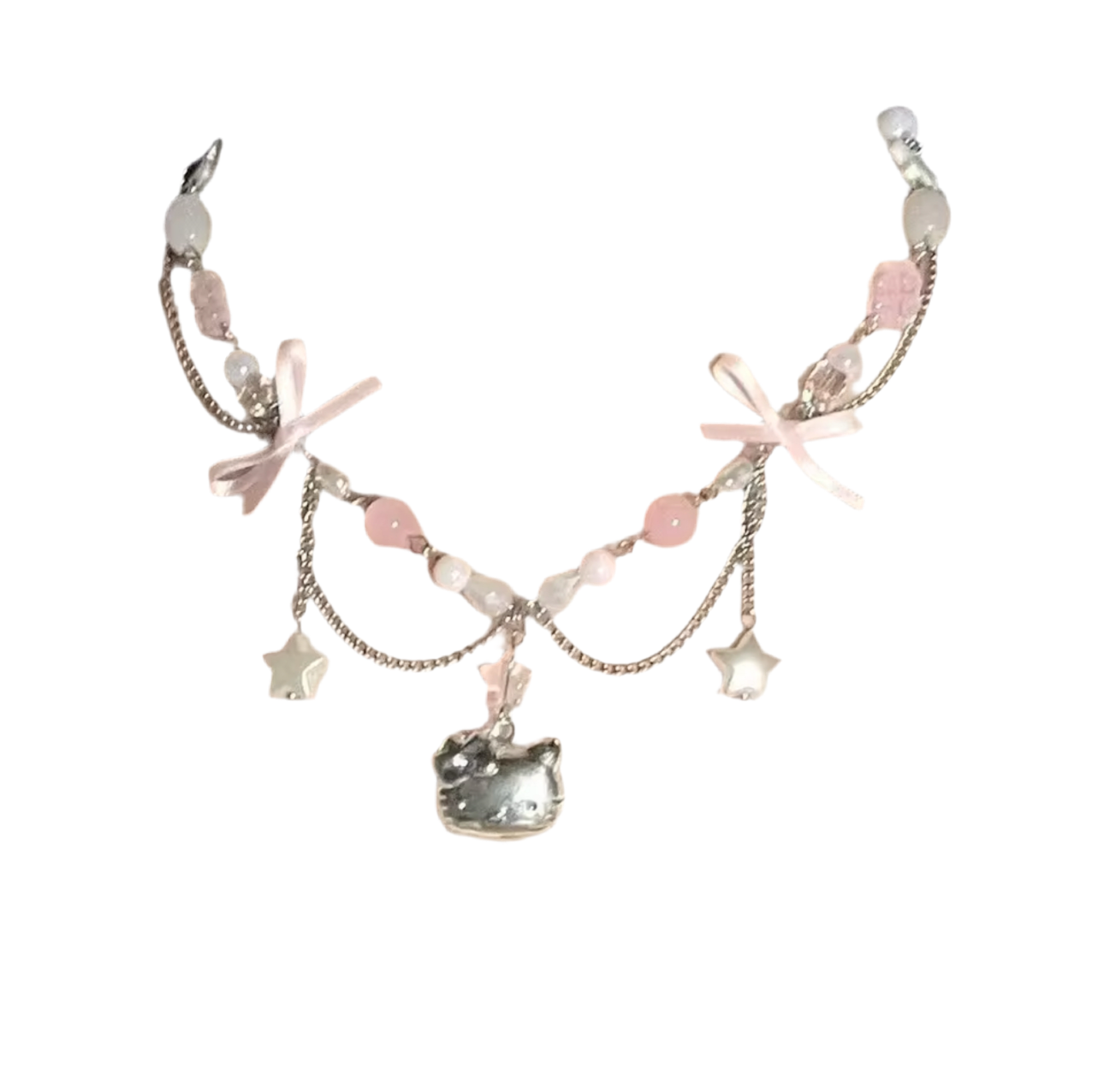 Hello Kitty Silver Design Chain