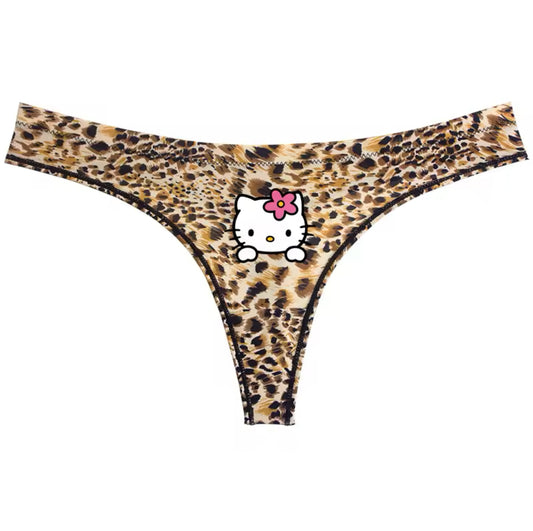 Hello Kitty Print Underwear Women