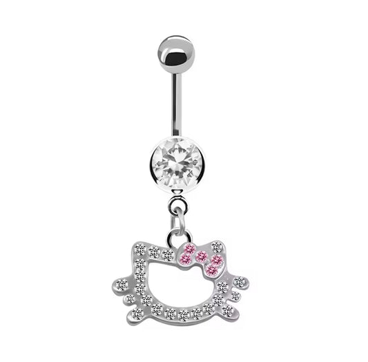 Hello Kitty Belly Button Piercing