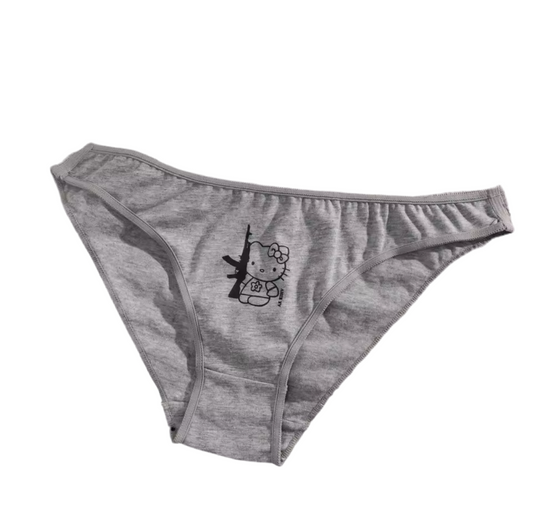 Hello Kitty Gun Underwear Grey