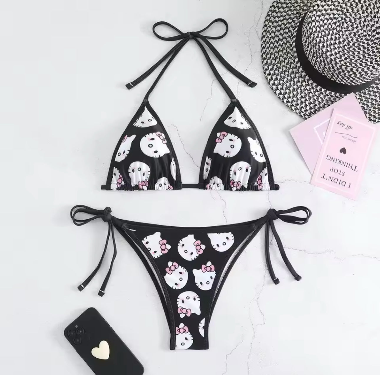 Hello Kitty Bikini Black
