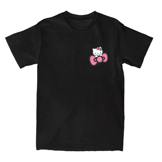 Hello Kitty Bow Tee Black