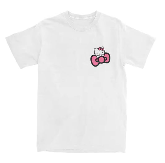 Hello Kitty Bow Tee White