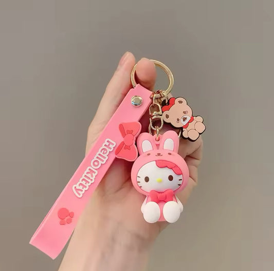 cute hello kitty keyring