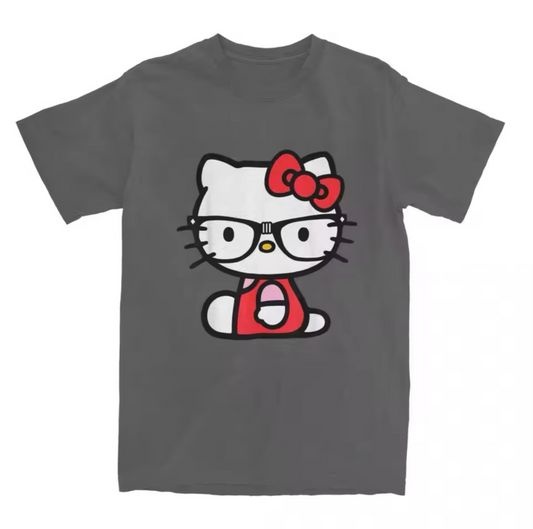 Hello Kitty Splits Tee Grey