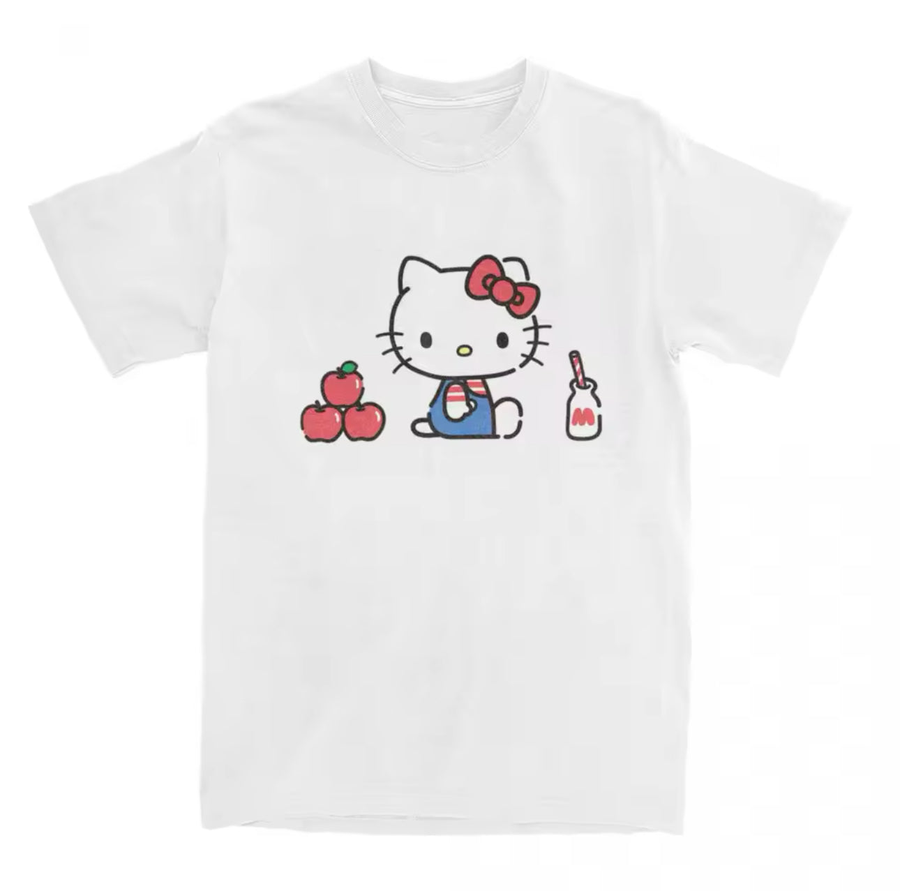 Hello Kitty Apple Tee White