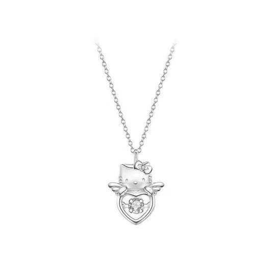 Hello Kitty Silver Wings Chain