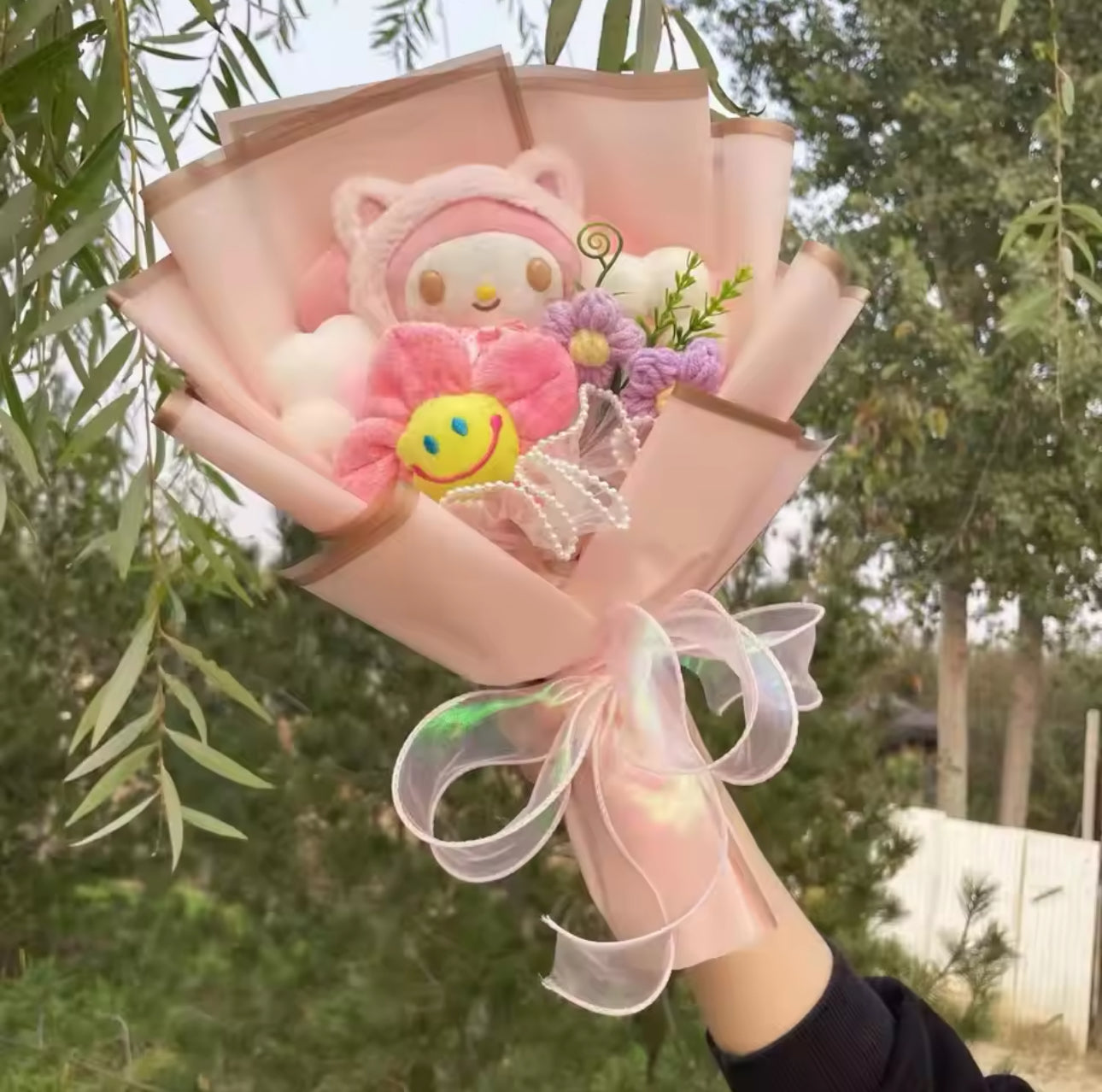 My Melody Pink Vail Flower Bouquet