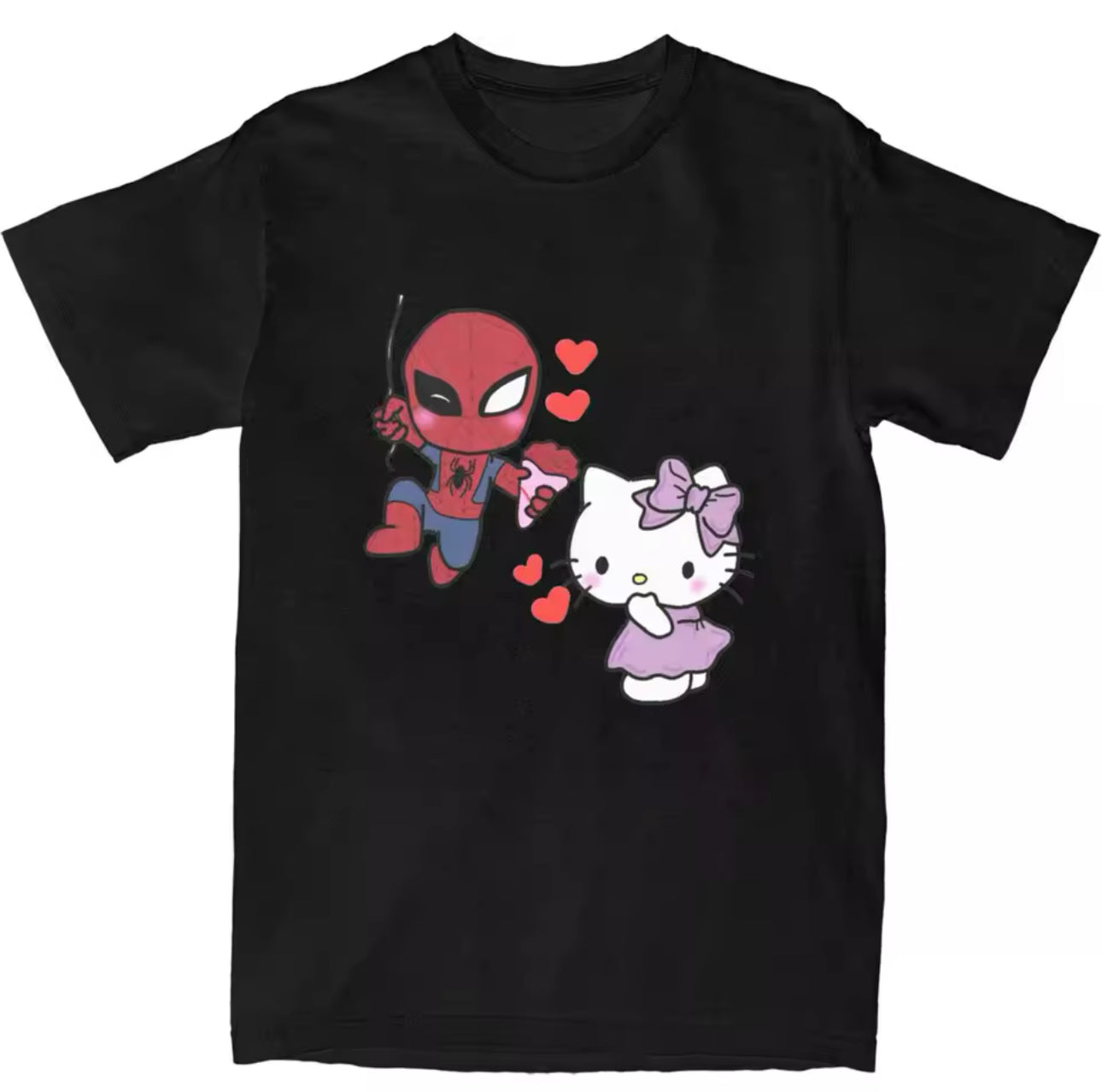 Hello Kitty SpiderMan Bouquet Tee