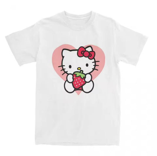 Hello Kitty Strawberry Heart Tee