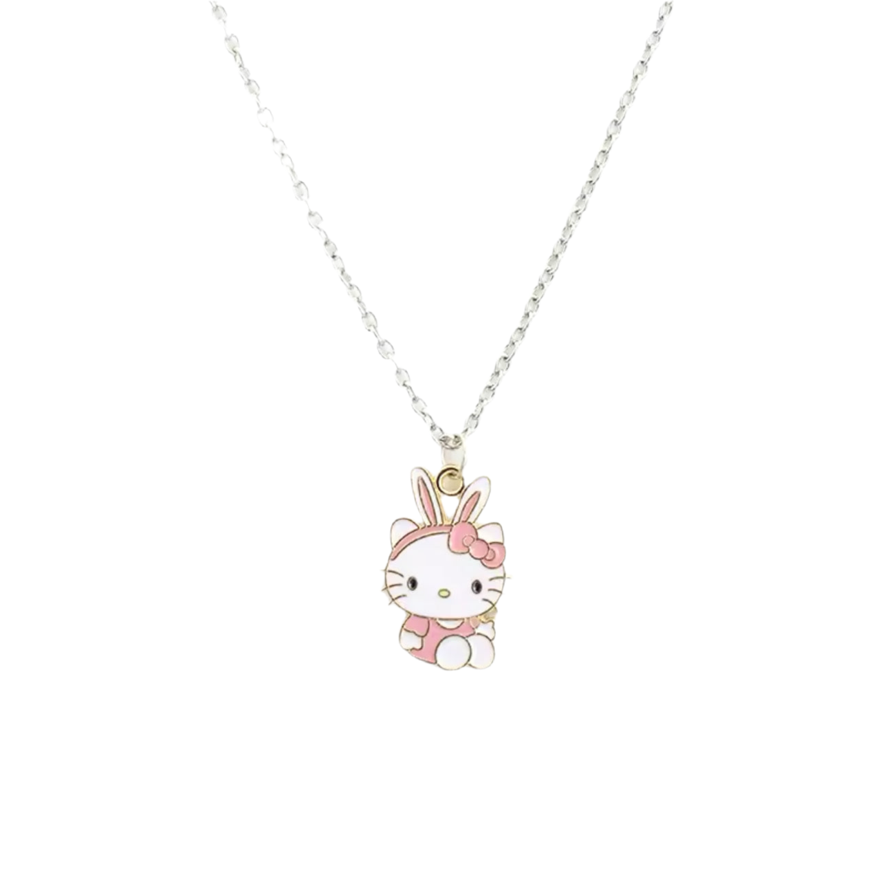 Hello Kitty Pink Bow Necklace
