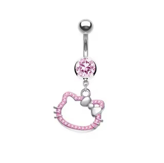 Hello Kitty Belly Button Piercing