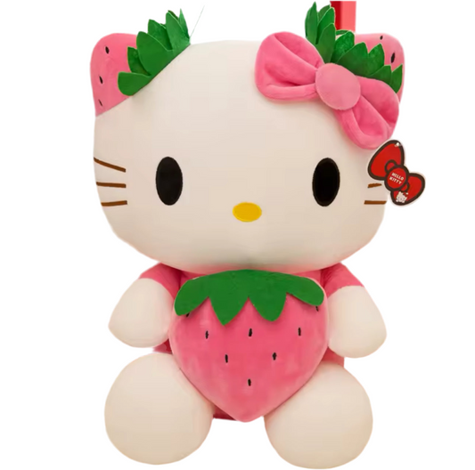 Hello kitty strawberry plushie