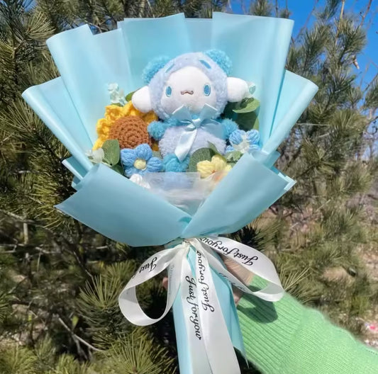 Cinnamoroll Blue Tulip Flower Bouquet