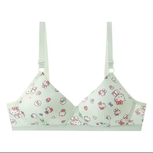 Hello Kitty Bra Green