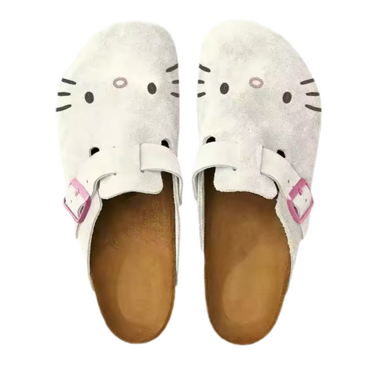 Hello Kitty Cloggs White