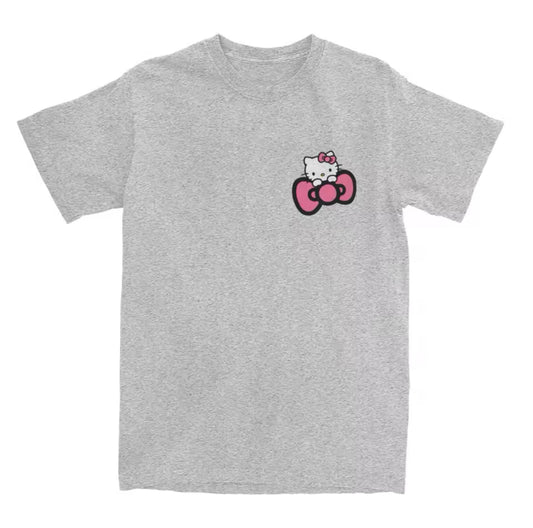 Hello Kitty Bow Tee Light Grey