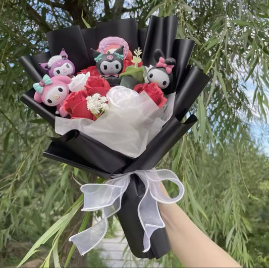 Sanrio Black Vail Flower Bouquet