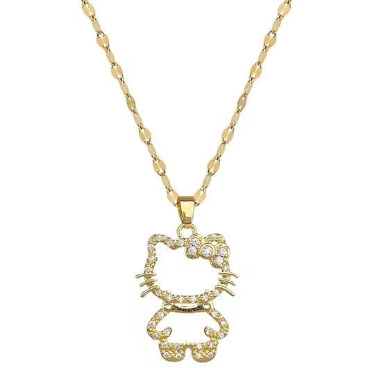 Hello Kitty Gold Sparkle Chain