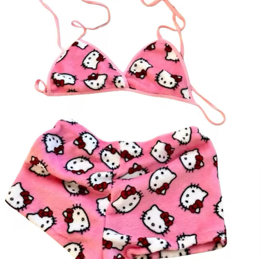 HK Cozy Underwear Set Light Pink