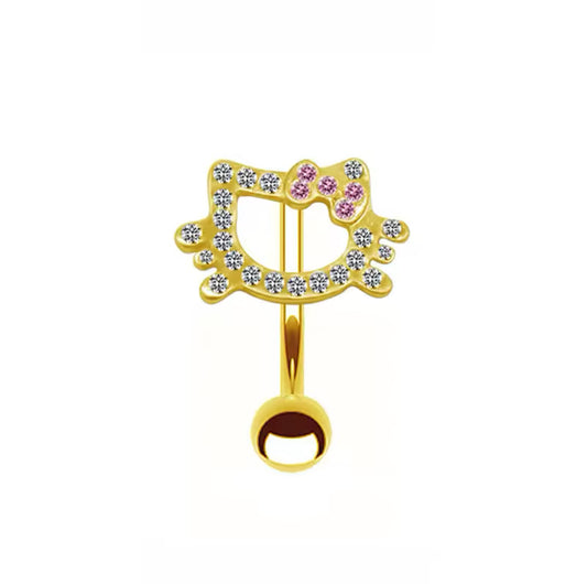 Hello Kitty Belly Button Piercing