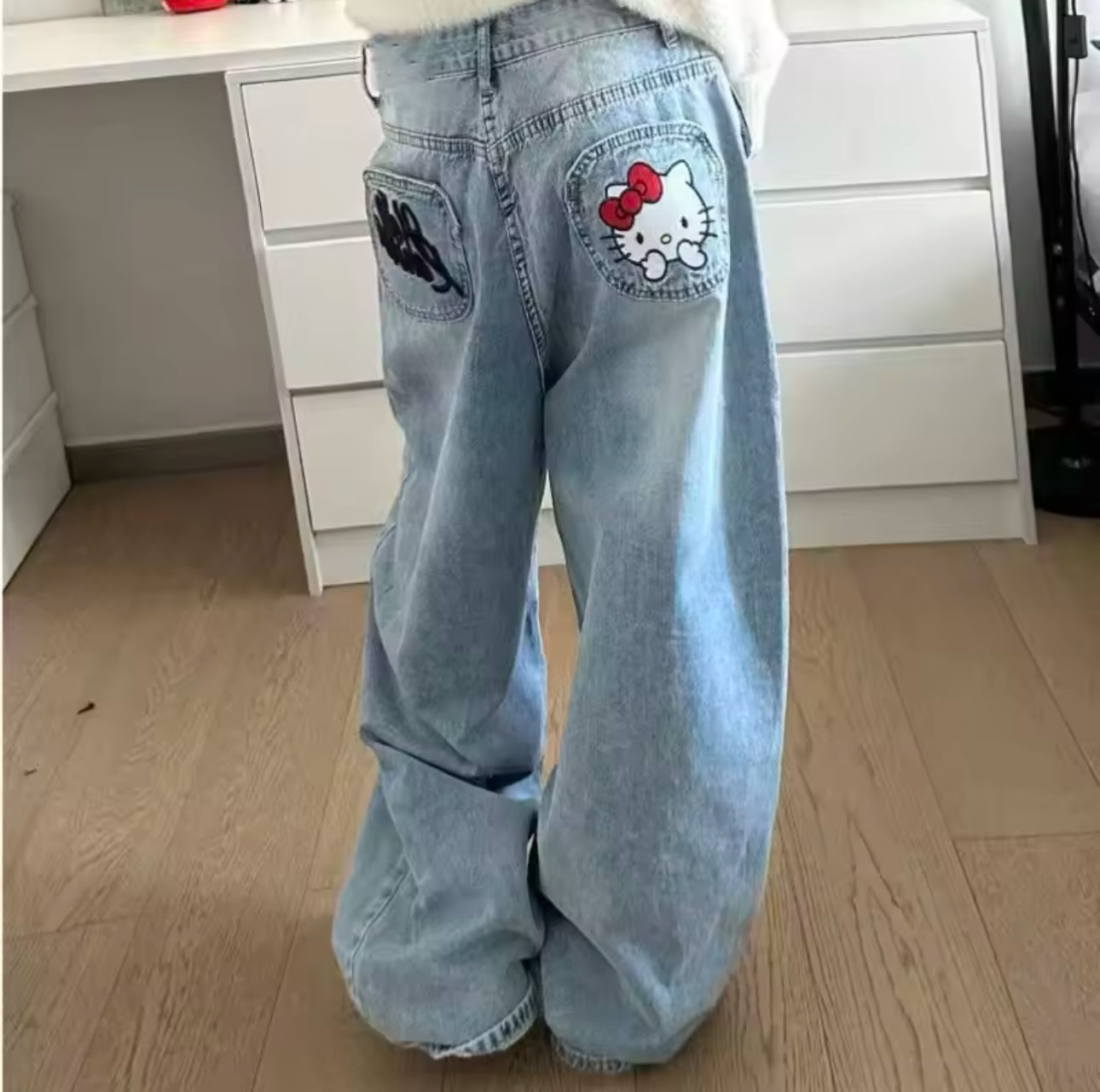 Hello kitty logo Jeans