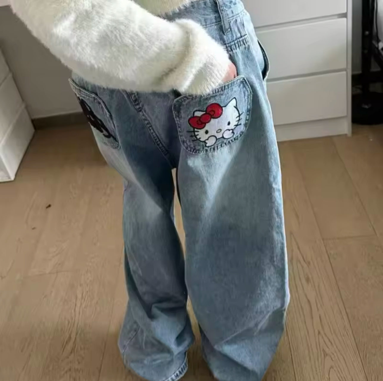 Hello kitty logo Jeans