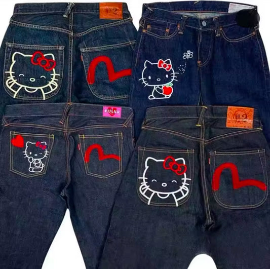 Hello kitty evisu Jeans