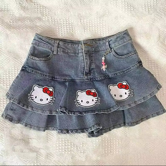 cute hello kitty skirt