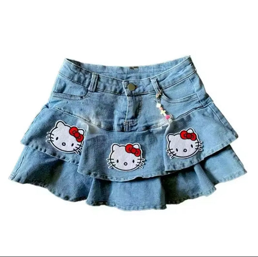 cute hello kitty skirt