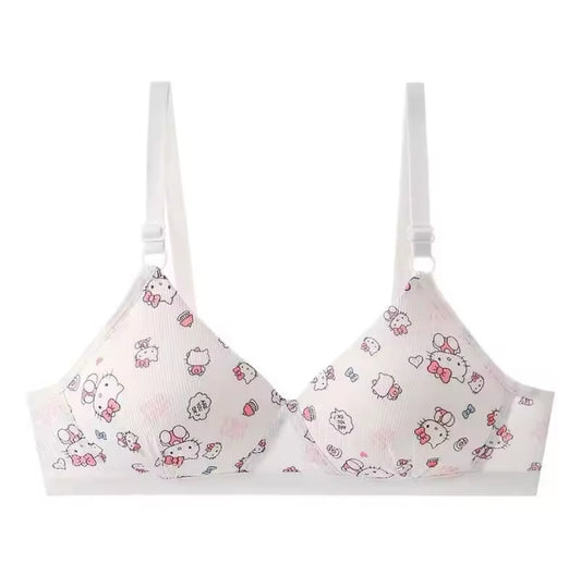 Hello Kitty Bra White