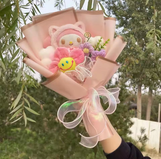 My Melody Pink Vail Flower Bouquet